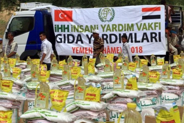 Türkiye'den Yemen'e acil yardım