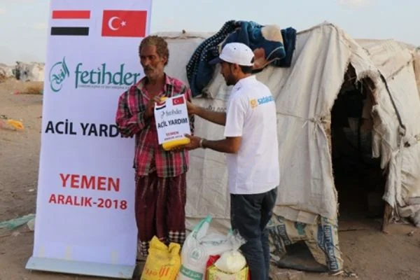Türkiye'den Yemen'e insani yardım
