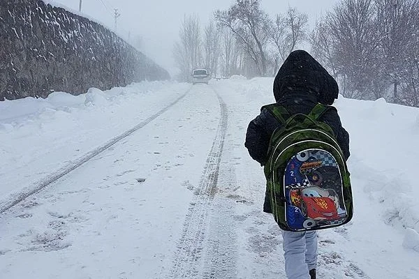 Van'da eğitime kar engeli