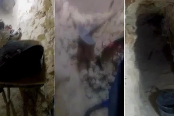 YPG/PKK'nın Münbiç'teki tünellerini görüntüledi