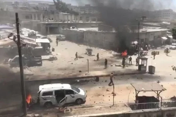 Afrin'de bombalı saldırı