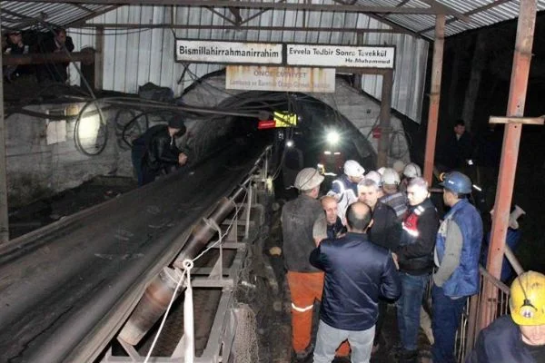 Amasya'da maden ocağında göçük