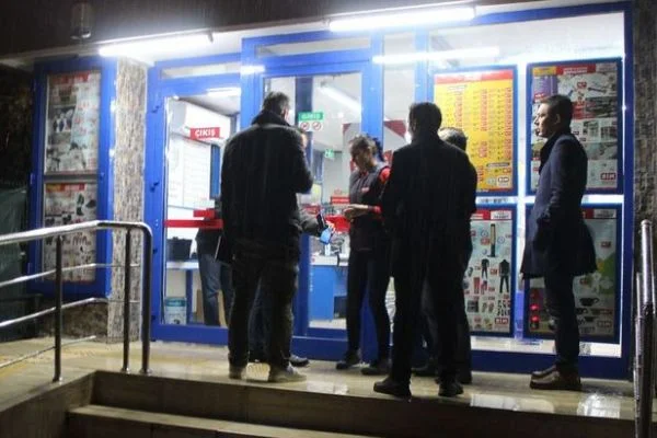 Antalya'da markette gasp
