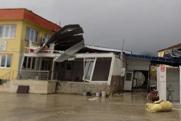 Aydın'da hortum paniği