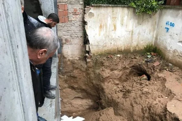 Aydın Efeler'de inşaat kazı alanında insan kemikleri bulundu