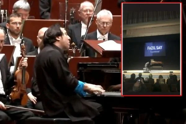 Cumhurbaşkanı Erdoğan Fazıl Say'ın konserinde
