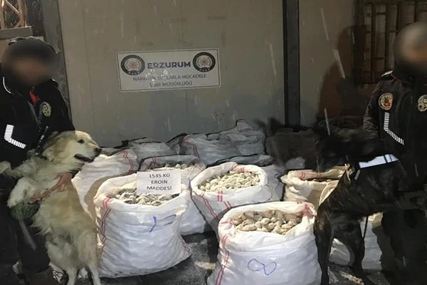 Cumhuriyet tarihinin en büyük eroin operasyonu