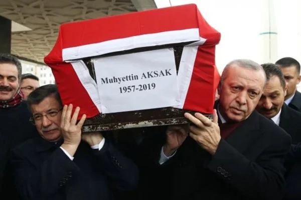 Erdoğan, eski milletvekili Aksak'ın cenazesine katıldı