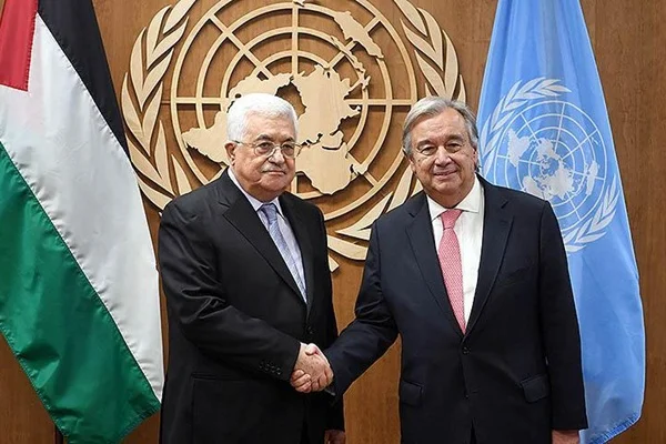 Filistin Devlet Başkanı Abbas, BM Genel Sekreteri ile görüştü
