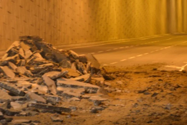 Kahramanmaraş'ta yol çöktü