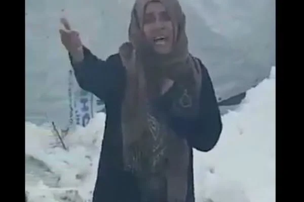Lübana'nın Arsal bölgesinden bir kadının feryadı.
