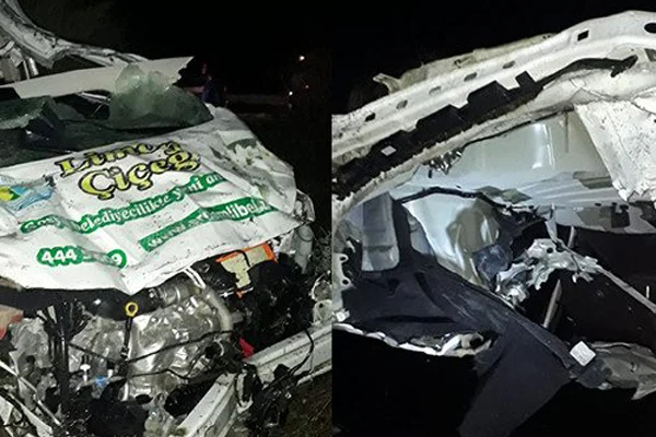 Mersin'de trafik kazası: 1 ölü, 1 yaralı