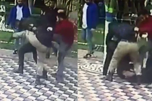 Önce laf atıp tartışlar sonra öldüresiye dövdüler