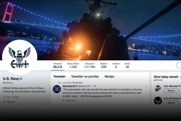 ABD Donanmasından tepki çeken paylaşım