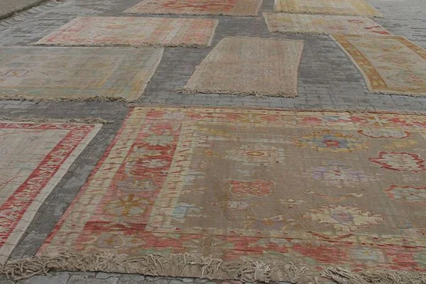 Açıkgöz esnafın el dokuması halıları eskitme yöntemi