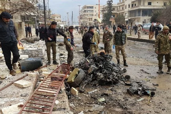 Afrinde bombalı saldırı, 1 ölü, 10 yaralı