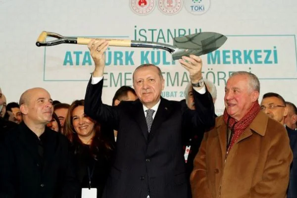 Atatürk Kültür Merkezi'nin temel atma töreni gerçekleşti