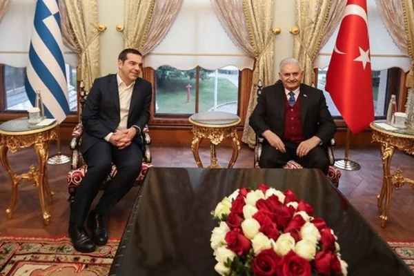 Binali Yıldırım, Çipras'ı kabul etti