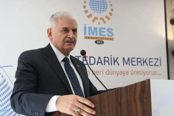 Binali Yıldırım İMES'te sanayicilerle bir araya geldi