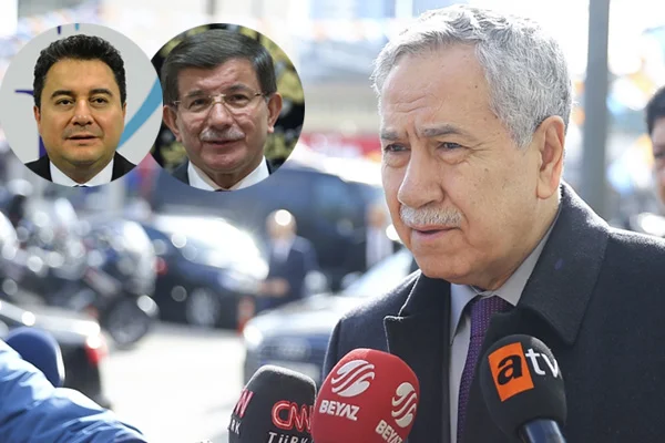 Bülent Arınç'tan Davutoğlu ve Babacan'a sert tepki
