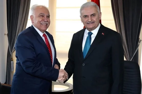 Doğu Perinçek'ten Binali Yıldırım'a ziyaret