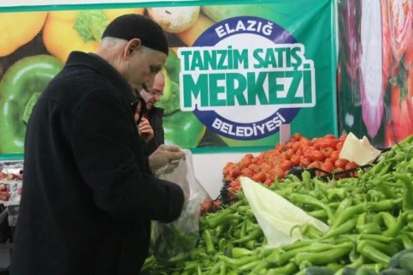 Elazığ'da ilk tanzim satış noktası faaliyete başladı