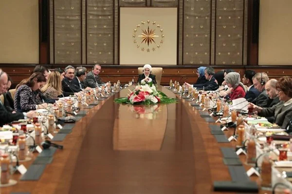 Emine Erdoğan, Amerikalı heyeti kabul etti