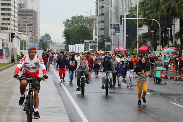 Endonezya'da 'arabasız gün' etkinliğine yoğun ilgi
