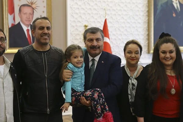 Haluk Levent'ten Sağlık Bakanı Koca'ya teşekkür ziyareti