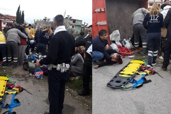 Hatay'da traktör kazası