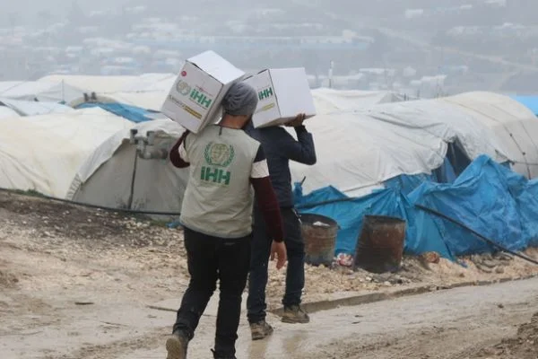 İnsani Yardım Vakfı'ndan Suriye'de gıda yardımı