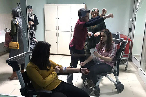 Karabük'te restoranda yemek yiyenler hastaneye koştu