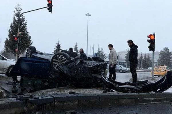 Kazadan yara almadan kurtuldular