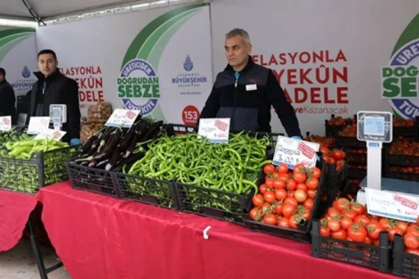 Tanzim noktalarında 297,7 ton sebze satıldı