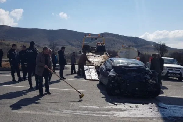 Tunceli'de trafik kazası