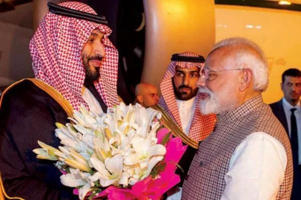 Veliaht Prens Muhammed bin Selman Hindistan'da