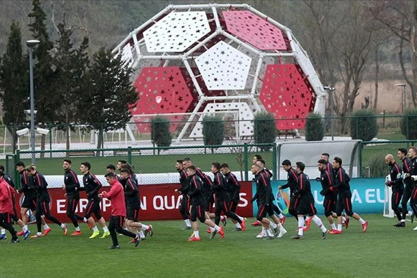 A Milli Futbol Takımı hazırlıklarına devam etti