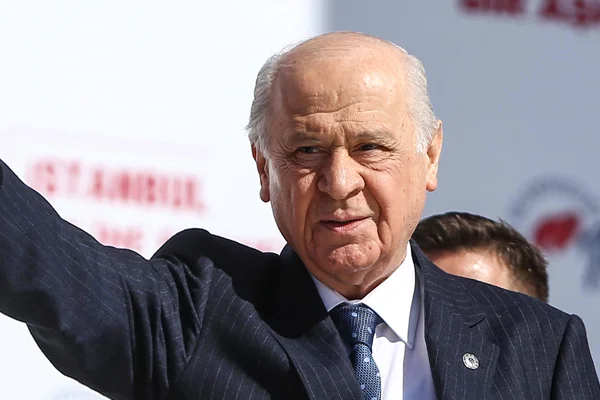 Bahçeli Büyük İstanbul Mitinginde konuştu: Dedeleriniz gibi sizi de yerin dibine indirelim