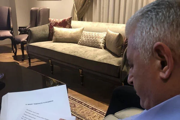 Binali Yıldırım'dan 'Teşekkür Konuşması'