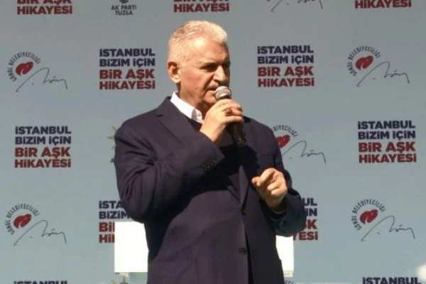 Binali Yıldırım, Tuzla'da halka seslendi