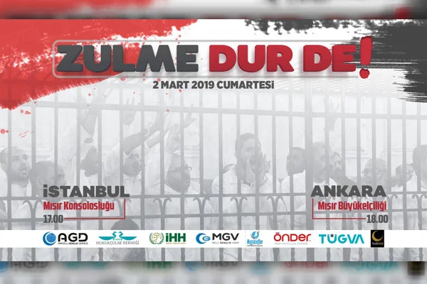 İstanbul ve Ankara'da Mısır protestosu: Zulme dur de!