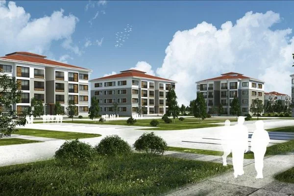 TOKİ'den Silivri'ye yatay mimarili konutlar