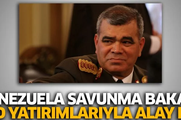 Venezuela Savunma Bakanı ABD yaptırımlarıyla alay etti