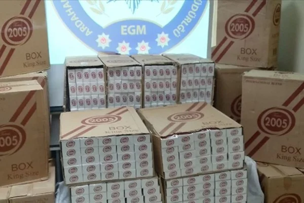 65 bin 500 paket kaçak sigara ele geçirildi