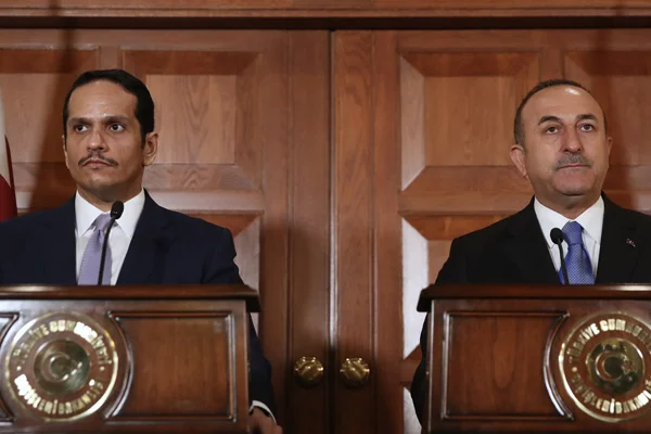Çavuşoğlu ve Al Sani'den Libya mesajları