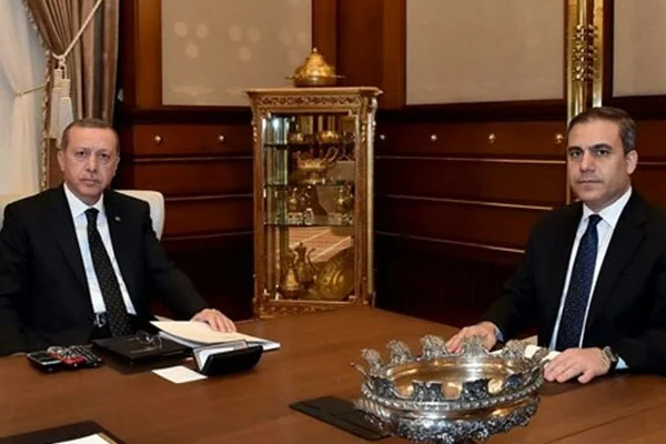 Erdoğan, Hakan Fidan'ı kabul etti
