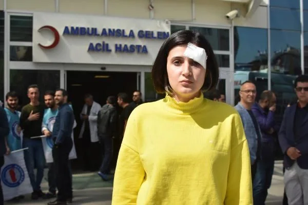 Hemşireye kafa atan kişi serbest bırakıldı