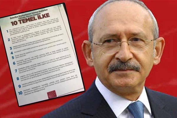 Kılıçdaroğlu, CHP'li belediye başkanlarına uymaları gereken '10 temel ilke' kitapçığı gönderdi