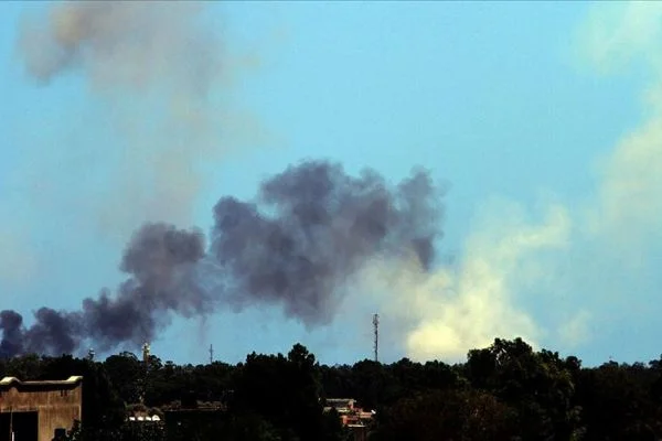 Libya'da UMH'den Hafter güçlerinin karargahına hava saldırısı