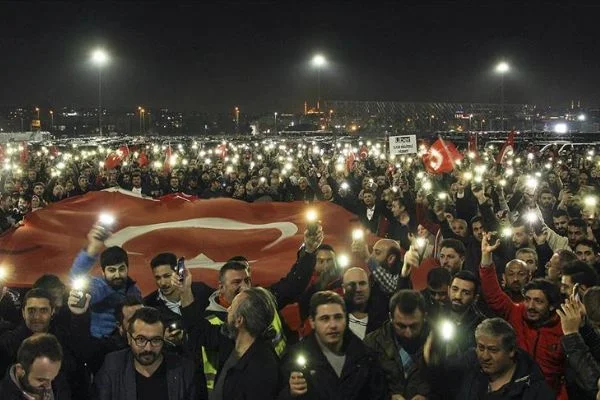 Uber şoförlerinden protesto
